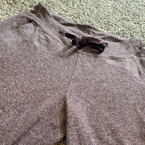 Maroon/gray Lululemon Joggers - good as new - Picture 8 of 14